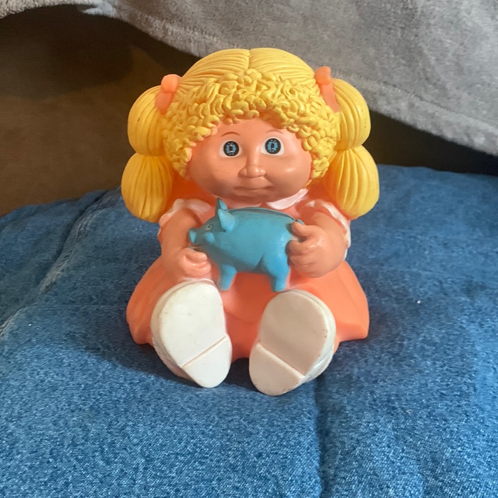 Cabbage Patch Star Power Doll Bank 7" Tall 1983